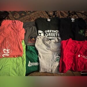 8 shirt lot . Small . Loyola Maryland . Good used condition